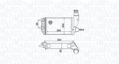 Charge Air Cooler MAGNETI MARELLI 351319205000