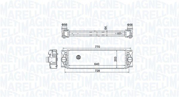 MAGNETI MARELLI 351319205050 Charge Air Cooler
