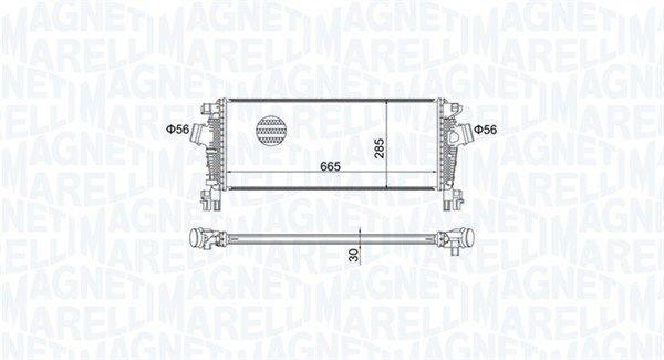 MAGNETI MARELLI 351319205070 Charge Air Cooler