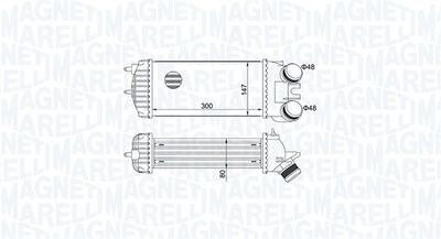 Charge Air Cooler MAGNETI MARELLI 351319205110