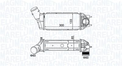 Charge Air Cooler MAGNETI MARELLI 351319205130