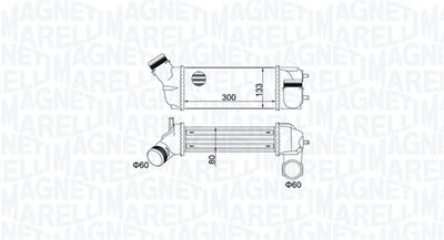 Charge Air Cooler MAGNETI MARELLI 351319205140