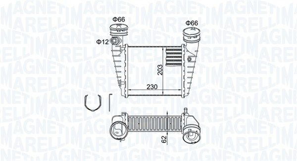 MAGNETI MARELLI 351319205190 Charge Air Cooler