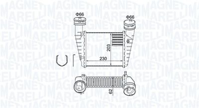 Charge Air Cooler MAGNETI MARELLI 351319205210