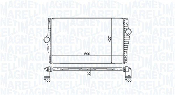 MAGNETI MARELLI 351319205220 Charge Air Cooler
