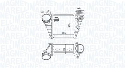 Charge Air Cooler MAGNETI MARELLI 351319205230