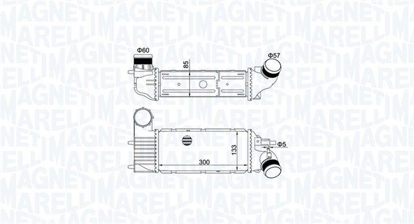 MAGNETI MARELLI 351319205250 Charge Air Cooler