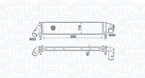 MAGNETI MARELLI 351319205260 Charge Air Cooler