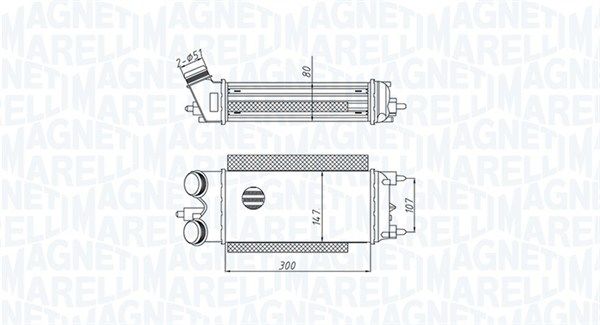 MAGNETI MARELLI 351319205290 Charge Air Cooler