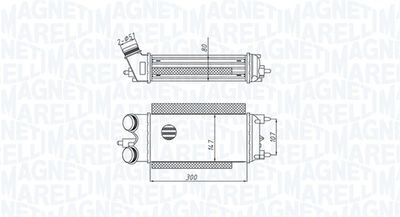 Charge Air Cooler MAGNETI MARELLI 351319205290