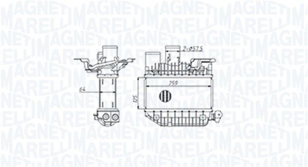 MAGNETI MARELLI 351319205310 Charge Air Cooler