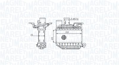 Charge Air Cooler MAGNETI MARELLI 351319205310