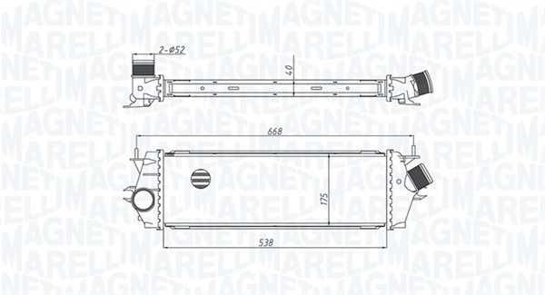 MAGNETI MARELLI 351319205340 Charge Air Cooler