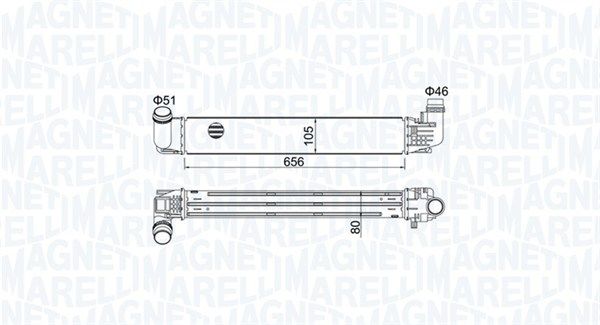 MAGNETI MARELLI 351319205360 Charge Air Cooler