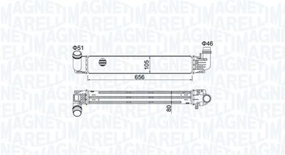 Charge Air Cooler MAGNETI MARELLI 351319205360