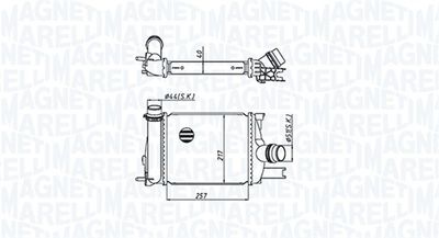 Charge Air Cooler MAGNETI MARELLI 351319205390