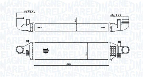 MAGNETI MARELLI 351319205400 Charge Air Cooler
