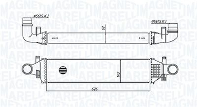 Charge Air Cooler MAGNETI MARELLI 351319205400
