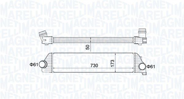 MAGNETI MARELLI 351319205410 Charge Air Cooler