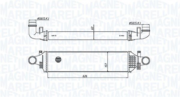 MAGNETI MARELLI 351319205420 Charge Air Cooler