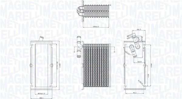 MAGNETI MARELLI 351319205430 Charge Air Cooler