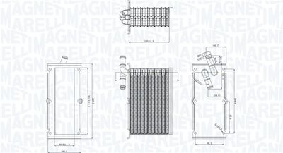 Charge Air Cooler MAGNETI MARELLI 351319205430