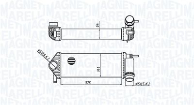 Charge Air Cooler MAGNETI MARELLI 351319205510