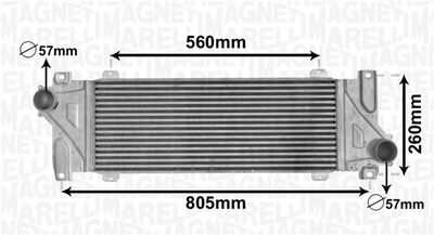 Charge Air Cooler MAGNETI MARELLI 351319205520