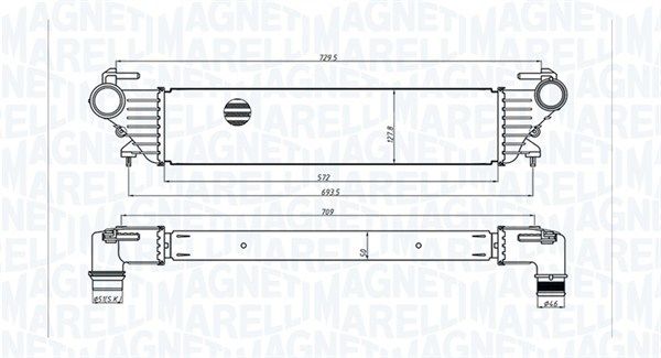 MAGNETI MARELLI 351319205530 Charge Air Cooler