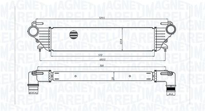 Charge Air Cooler MAGNETI MARELLI 351319205530