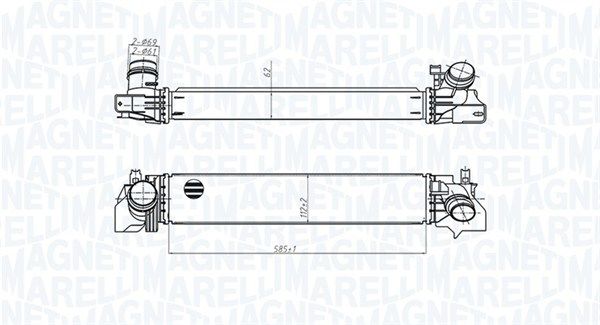 MAGNETI MARELLI 351319205540 Charge Air Cooler