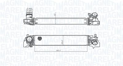 Charge Air Cooler MAGNETI MARELLI 351319205540