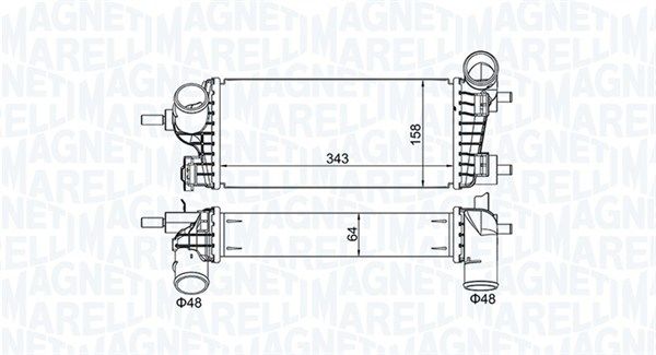 MAGNETI MARELLI 351319205550 Charge Air Cooler