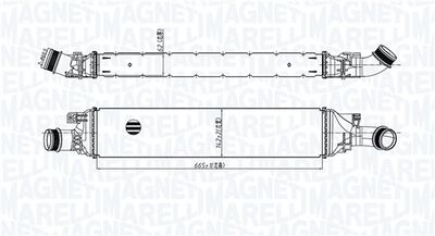Charge Air Cooler MAGNETI MARELLI 351319205600
