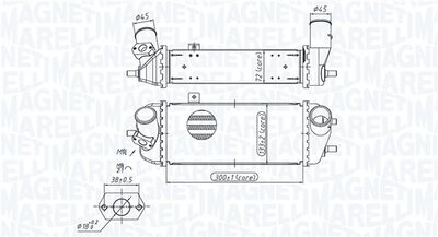 Charge Air Cooler MAGNETI MARELLI 351319205700
