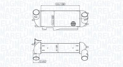 Charge Air Cooler MAGNETI MARELLI 351319205710