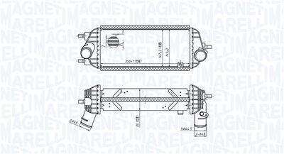 Charge Air Cooler MAGNETI MARELLI 351319205730