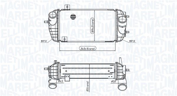 MAGNETI MARELLI 351319205770 Charge Air Cooler
