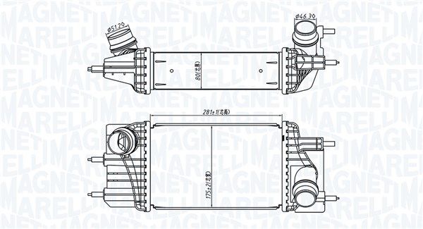 MAGNETI MARELLI 351319205810 Charge Air Cooler
