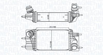Charge Air Cooler MAGNETI MARELLI 351319205810