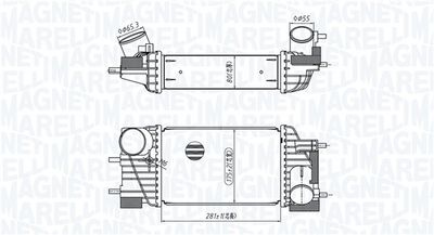 Charge Air Cooler MAGNETI MARELLI 351319205820