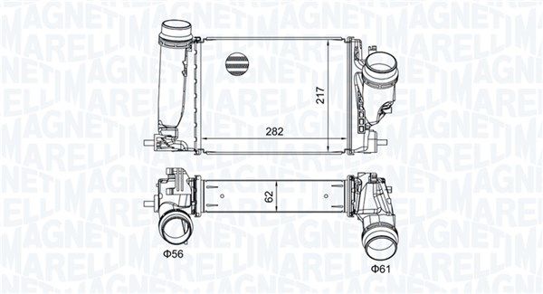 MAGNETI MARELLI 351319205830 Charge Air Cooler