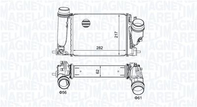 Charge Air Cooler MAGNETI MARELLI 351319205830