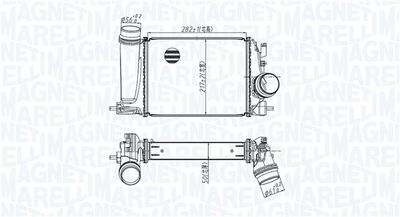 Charge Air Cooler MAGNETI MARELLI 351319205840