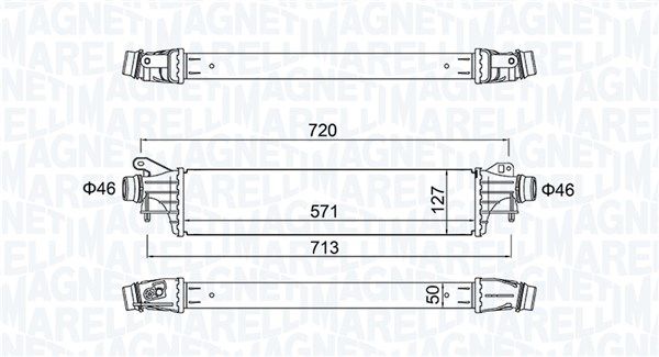 MAGNETI MARELLI 351319205870 Charge Air Cooler