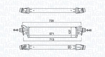 Charge Air Cooler MAGNETI MARELLI 351319205870