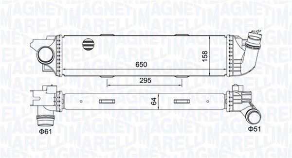 MAGNETI MARELLI 351319205920 Charge Air Cooler