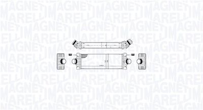Charge Air Cooler MAGNETI MARELLI 351319206050