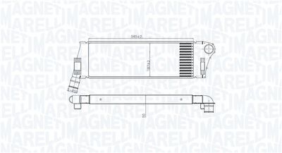 Charge Air Cooler MAGNETI MARELLI 351319206240