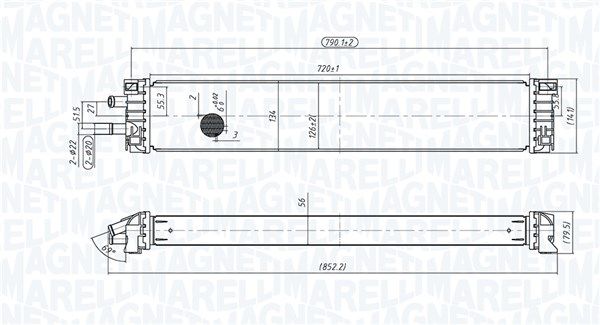 MAGNETI MARELLI 351319206270 Charge Air Cooler